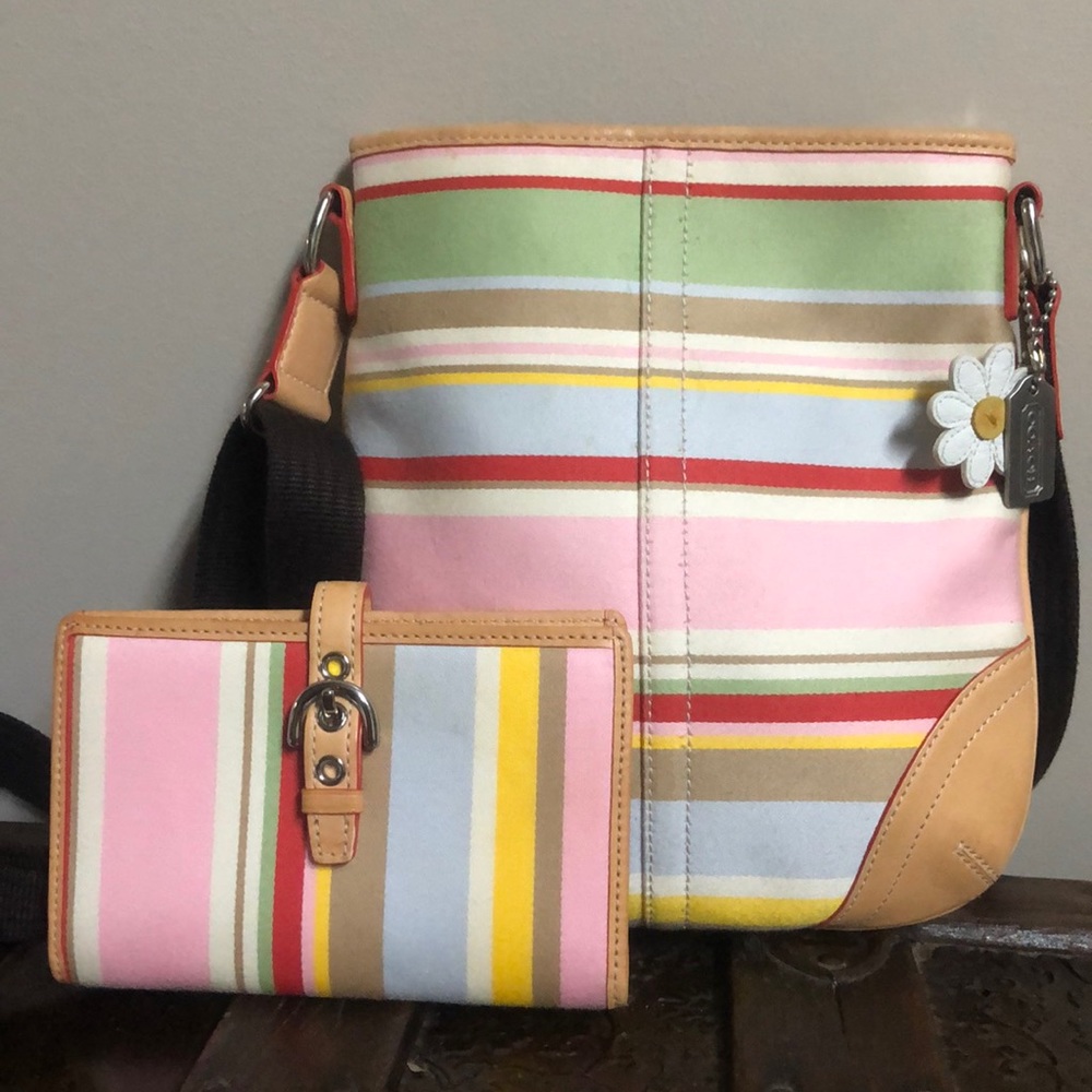 coach crossbody and pic case/passport case.